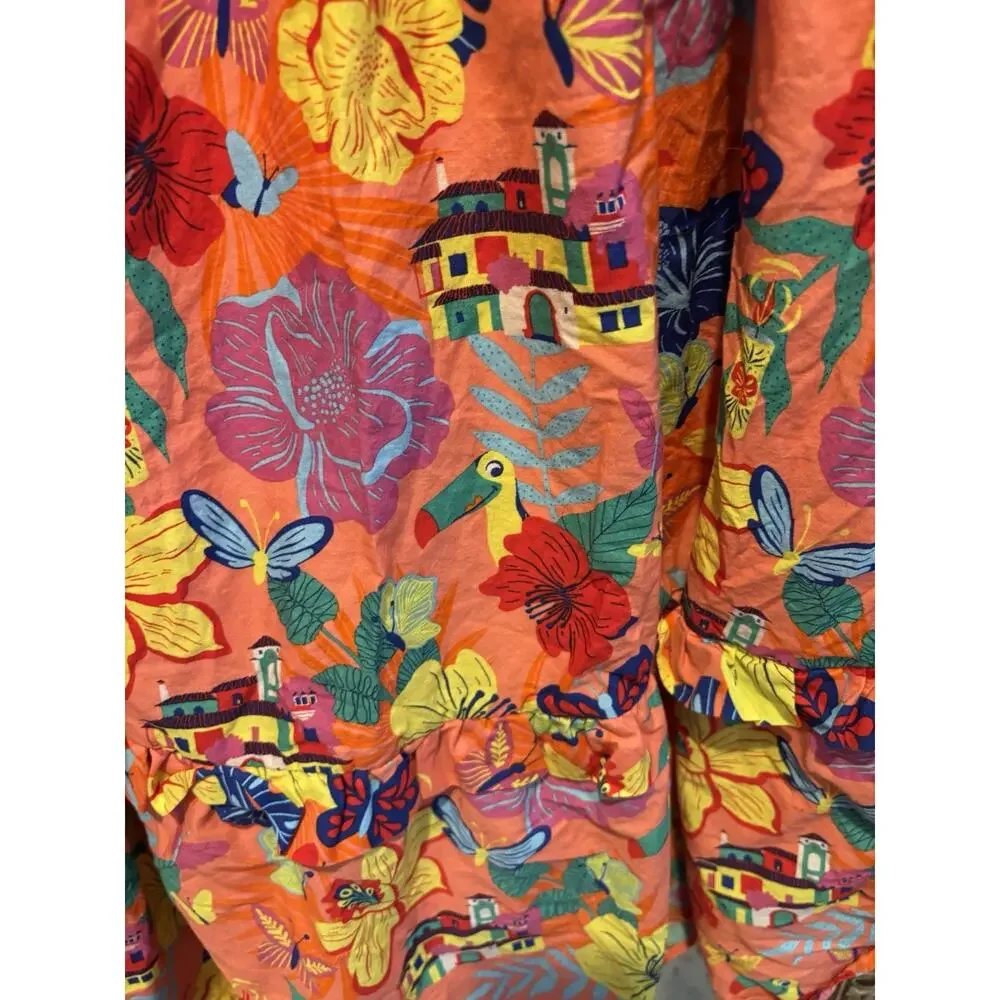 Disney Enchanted Smocked, Tiered Dress, L - Picture 6 of 11